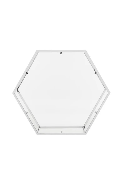 Hitit Dekorasyon Cays Paslanmaz Metal Cam Orta Sehpa - Resim 5