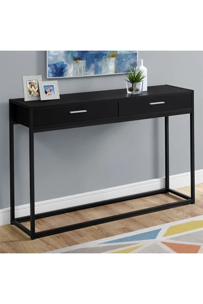 Hitit Dekorasyon Kenzie Siyah Metal&ahşap Dresuar - Resim 2