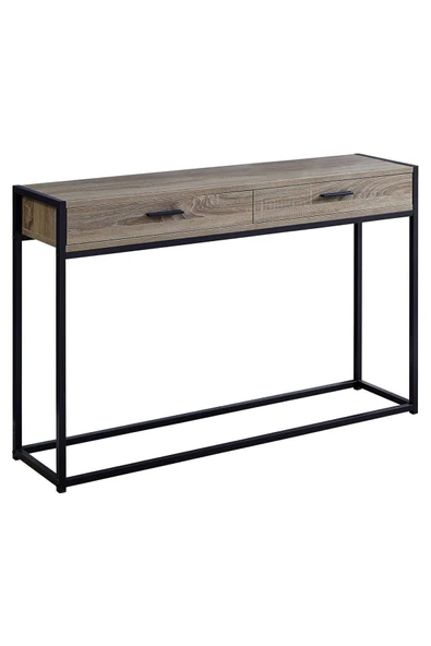 Hitit Dekorasyon Kenzie Siyah Metal&ahşap Dresuar ürün görseli 1