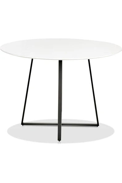 Hitit Dekorasyon Mill Siyah Metal Ahşap Yemek Masası - 3