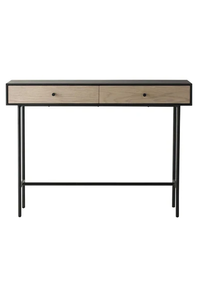 Hitit Dekorasyon Tia Siyah Metal&ahşap Dresuar ürün görseli 1