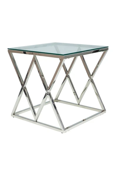 Hitit Dekorasyon Wanda Paslanmaz Metal Yan Sehpa ürün görseli 1