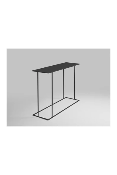 Hitit Dekorasyon Mee Siyah Metal Dresuar Konsol - Resim 3