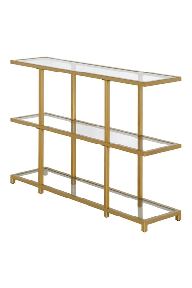 Hitit Dekorasyon Betty Gold Metal&cam Dresuar 107cm - Resim 4