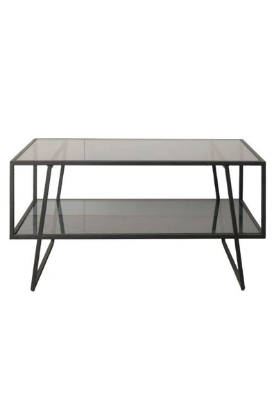 Hitit Dekorasyon Miranda Siyah Metal&cam Orta Sehpa ürün görseli 1