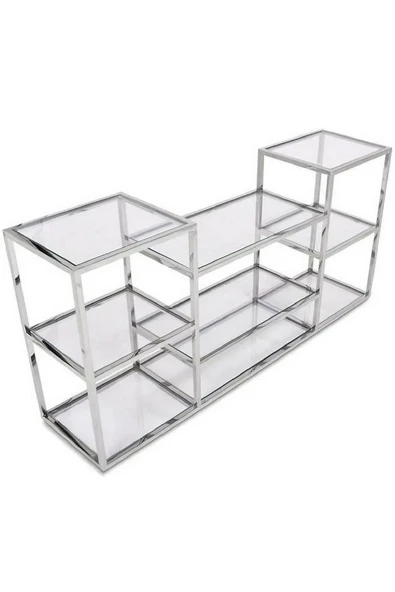 Hitit Dekorasyon Janet Paslanmaz Metal Dresuar - 4