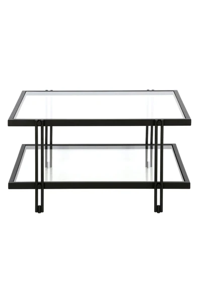 Hitit Dekorasyon Dolores Siyah Metal Orta Sehpa - Resim 6