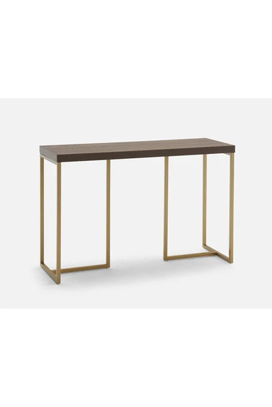 Hitit Dekorasyon George Gold Metal Ahşap Dresuar Konsol