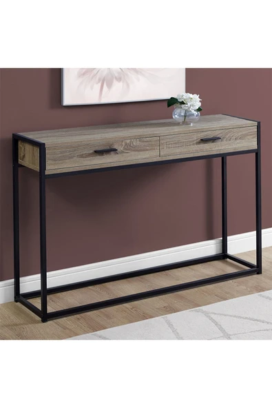 Hitit Dekorasyon Kenzie Siyah Metal&ahşap Dresuar - Resim 2