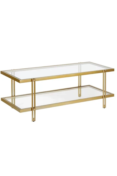 Hitit Dekorasyon Dolores Gold Metal Orta Sehpa - Resim 4