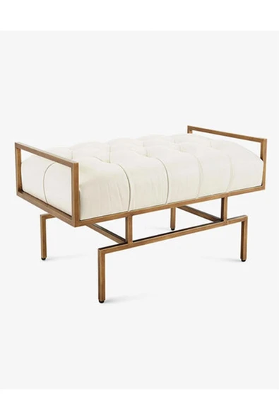 Hitit Dekorasyon Yessica Pirinç Eskitme Benç