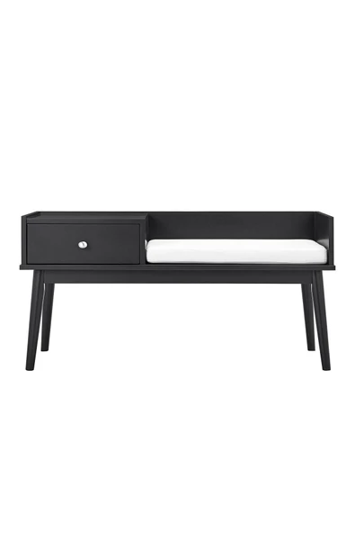 Hitit Dekorasyon Skyler Siyah Ahşap Benç