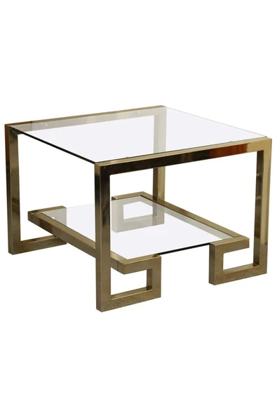 Hitit Dekorasyon Labarna Gold Yan Sehpa ürün görseli 1