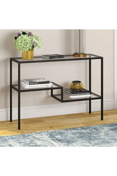 Hitit Dekorasyon Izabel Siyah Metal Dresuar - 5