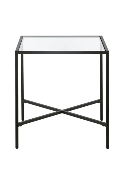 Hitit Dekorasyon Ell Siyah Metal Cam Yan Sehpa - Resim 5