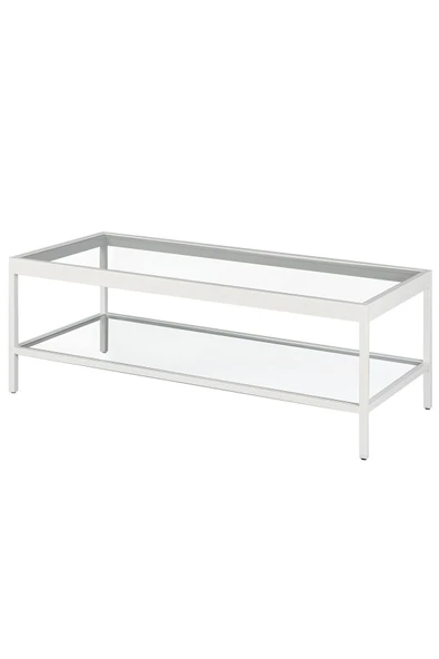 Hitit Dekorasyon Beatrice Beyaz Metal Orta Sehpa - Resim 3