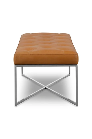 Hitit Dekorasyon Loys Paslanmaz Metal Bench Dikdörtgen - 3