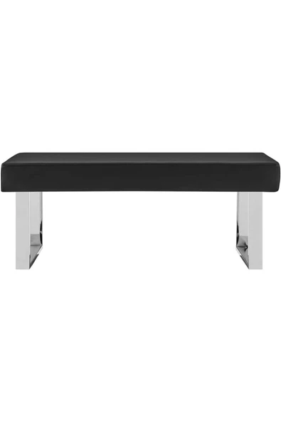 Hitit Dekorasyon Amana Paslanmaz Metal Bench - 3