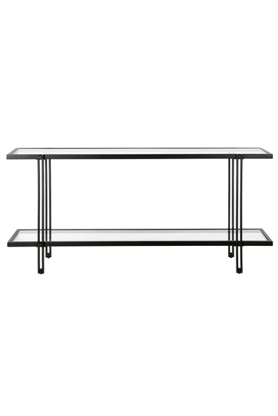 Hitit Dekorasyon Dolores Siyah Metal&cam Dresuar 140cm