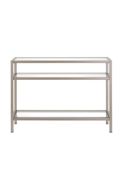 Hitit Dekorasyon Agata Gümüş Renk Metal Dresuar & Konsol