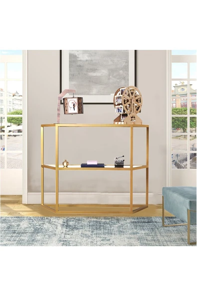 Hitit Dekorasyon Alison 2 Raflı Gold Metal Dresuar&konsol - 3