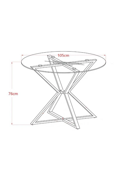 Hitit Dekorasyon Rosi Yemek Masası - 3