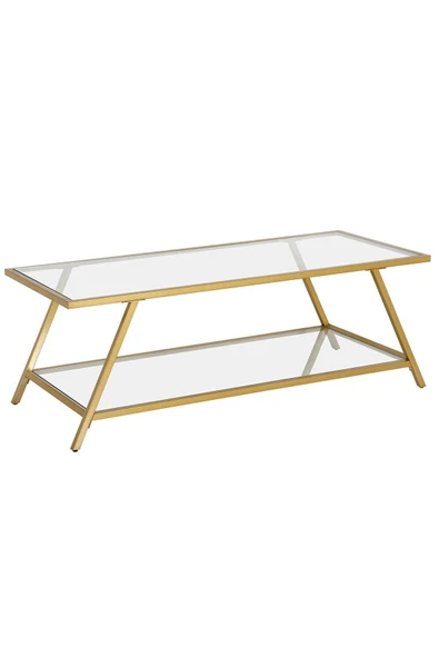 Hitit Dekorasyon Sheila Gold Metal Orta Sehpa - 2