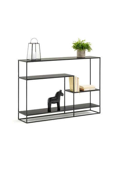 Hitit Dekorasyon Hiba Siyah Metal Dresuar Konsol