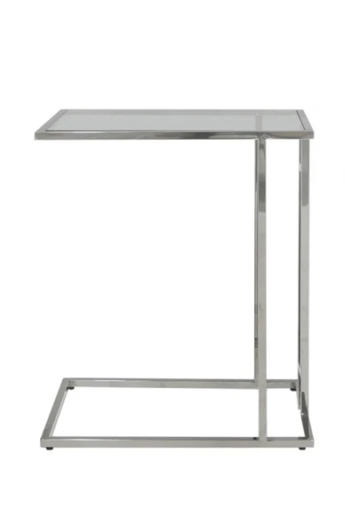 Hitit Dekorasyon Rosa Paslanmaz Metal C Sehpa - 3