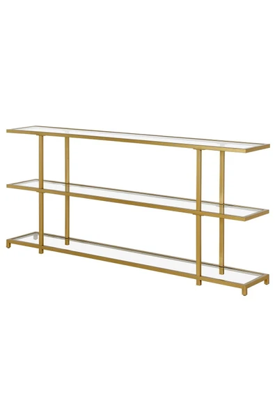 Hitit Dekorasyon Betty Gold Metal&cam Dresuar 160cm - Resim 4