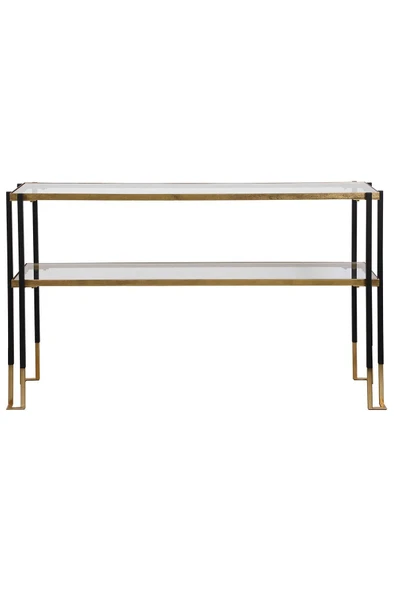 Hitit Dekorasyon Fiorella Pirinç Eskitme&siyah Metal Dresuar ürün görseli