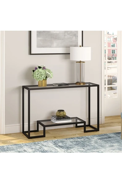 Hitit Dekorasyon Linda Siyah Metal Dresuar&Konsol - 4