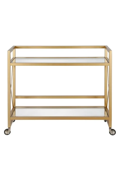 Hitit Dekorasyon Maya Gold Metal Servis Arabası - 6