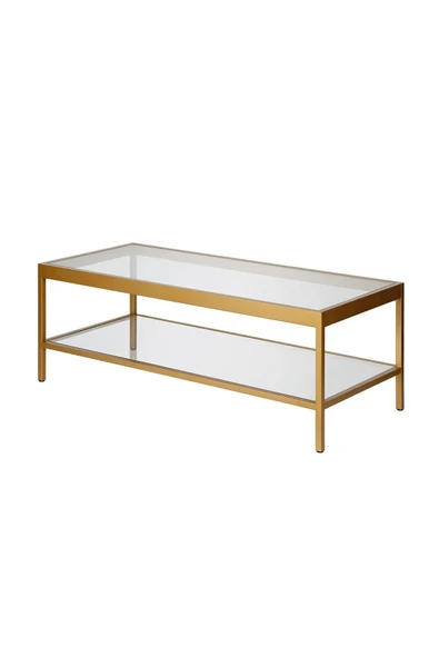 Hitit Dekorasyon Beatrice Gold Metal Orta Sehpa - 3