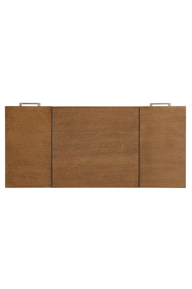 Hitit Dekorasyon Azure Siyah Metal Kahve Makyaj Masası & Tabure - 5