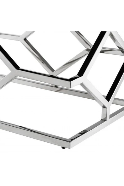 Hitit Dekorasyon Jenny Paslanmaz Metal Benç - 3