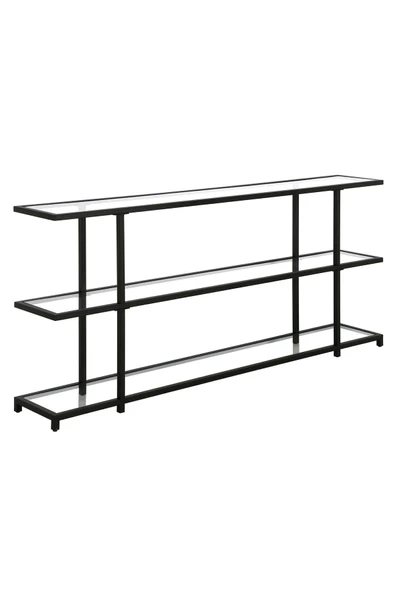 Hitit Dekorasyon Betty Siyah Metal&cam Dresuar 140cm - 2