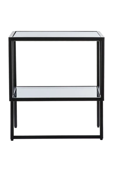 Hitit Dekorasyon Miranda Siyah Metal&cam Yan Sehpa - 2