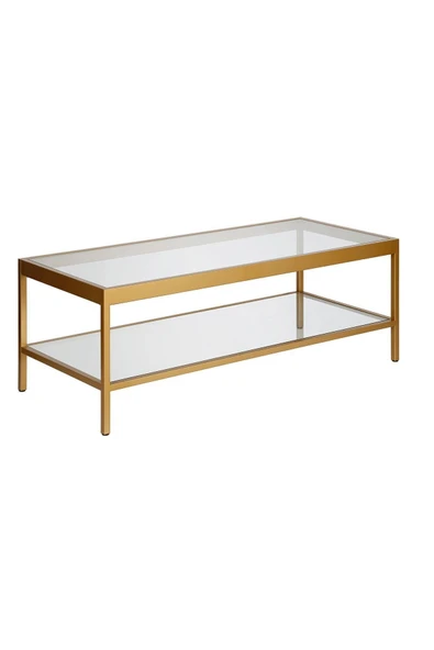 Hitit Dekorasyon Beatrice Gold Metal Orta Sehpa - 4