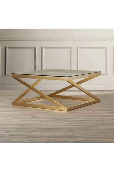 Hitit Dekorasyon Alida Gold Orta Sehpa ürün görseli 1