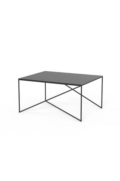 Hitit Dekorasyon Sat Siyah Metal Orta Sehpa