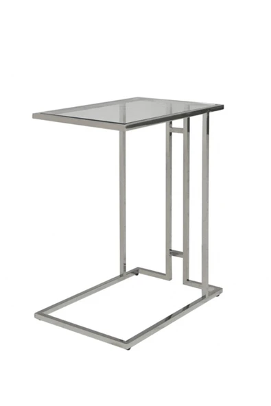 Hitit Dekorasyon Rosa Paslanmaz Metal C Sehpa