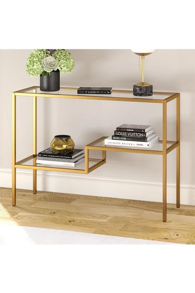 Hitit Dekorasyon Izabel Gold Metal Dresuar&Konsol - 6