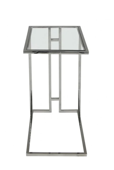 Hitit Dekorasyon Rosa Paslanmaz Metal C Sehpa - 4