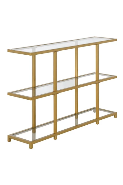 Hitit Dekorasyon Betty Gold Metal&cam Dresuar 107cm - Resim 3