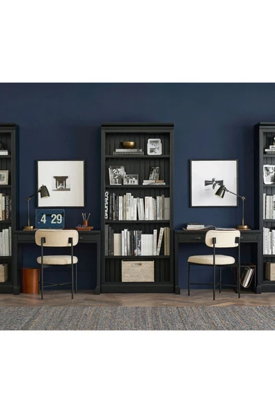 Hitit Dekorasyon Mais Siyah Metal Sandalye Kumaş - 3