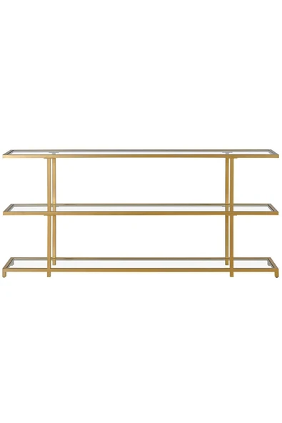 Hitit Dekorasyon Betty Gold Metal&cam Dresuar 160cm ürün görseli 1