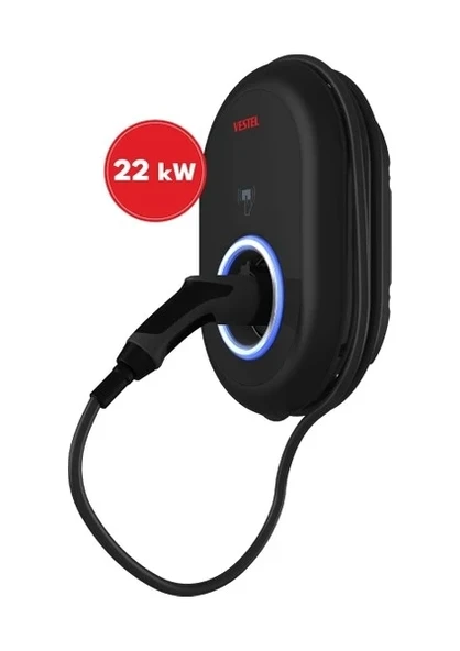 Vestel Elektrikli Araç Şarj Istasyonu EVC04 22KW Kablolu - 3