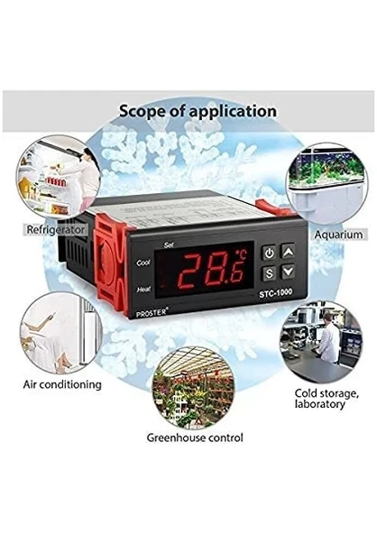 STC-1000 Isı Kontrol Cihazı - Resim 2