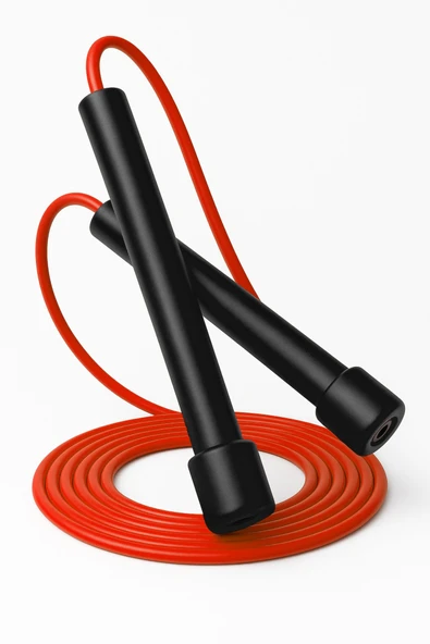 Basic Atlama İpi Uzunluk Ayarlanabilir Atlama Sekme İpi Jump Rope Kırmızı 515 ürün görseli 1